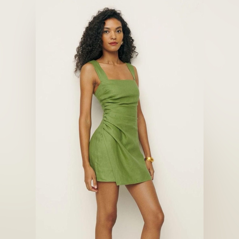 NWT Reformation Kerrigan Linen Mini-Dress